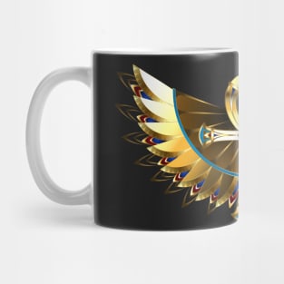 Gold Ankh with Wings Mug